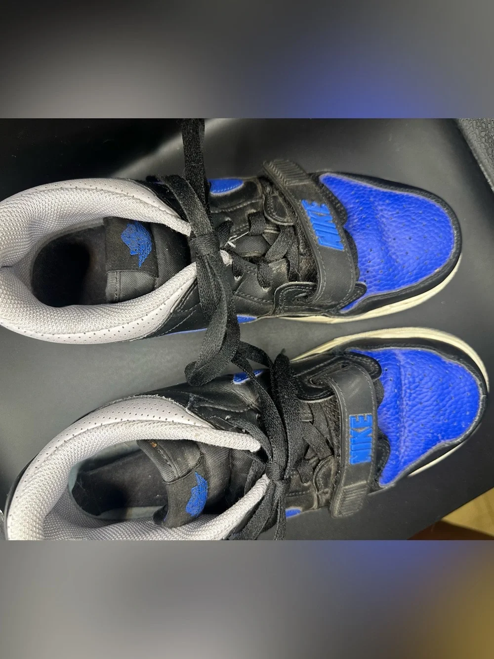 Air Jordan Legacy 312 Low GS Royal Blue Black Cement Sneakers Size 6.5y Women 8